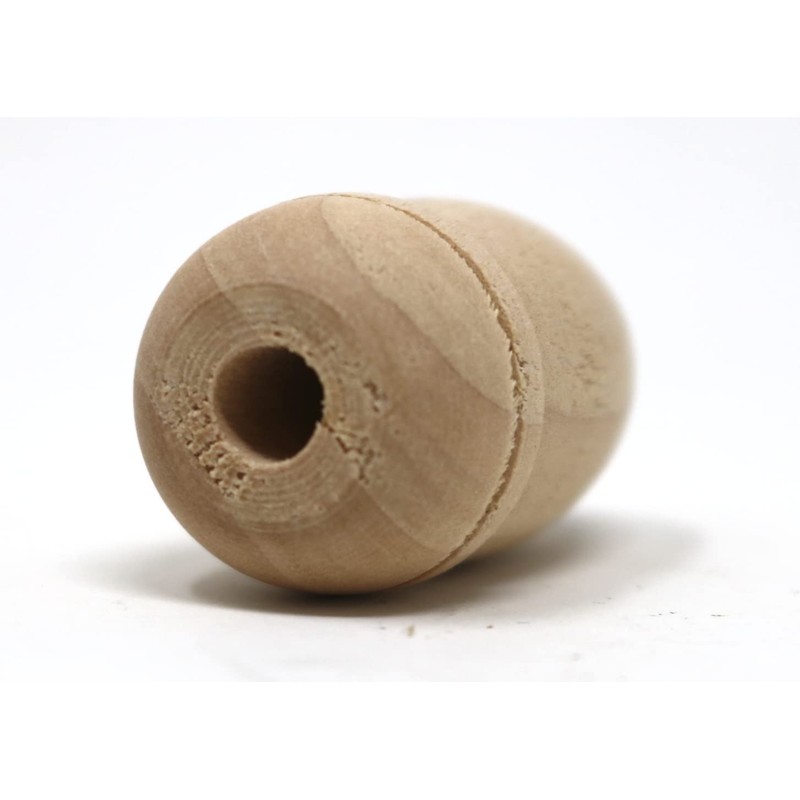 1 x fiXte Small Wooden Wood Acorn Cord Pull Curtain