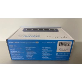 Amcrest 5 Port PoE+ Power Over Ethernet Switch (P/N: AMPS5E4P-At-65