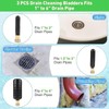 Cryfokt Drain Bladder Kit, 3PCS Rubber Drain Cleaning Bladder Unclogger