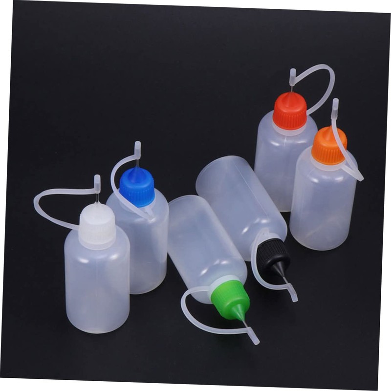 TEHAUX 25 Pack Paint Bottles 30ml Squeeze Bottles for Pigment
