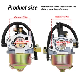 247.889571 Carburetor Kit for Craftsman Snow Blower, Carb Replacent for MTD 270-QU ZS365-SUA 952Z265-SUA Engine for Huayi 170SA 170SB Replaces#247.889701 247.886910 247.887200