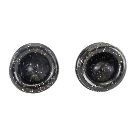 Show Tech Scissor Training Ring, Your Dog Grooming Expert, Teach good scissor holding technique,Ideal for students, 2 Pcs Black Glitter, 21mm