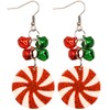 UNVOJL Earrings Christmas Earrings Christmas Dangle Earring (Candy)