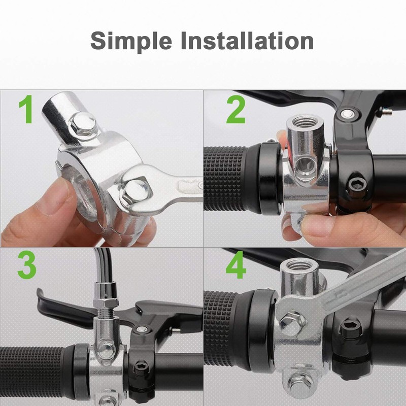 Motorcycle Mirrors Mounts 1" 25mm Handlebar Mirror Mount Holder Clamp
