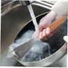 BESPORTBLE 2pcs Stainless Steel Cleaning Brush Handle for Pots Pans