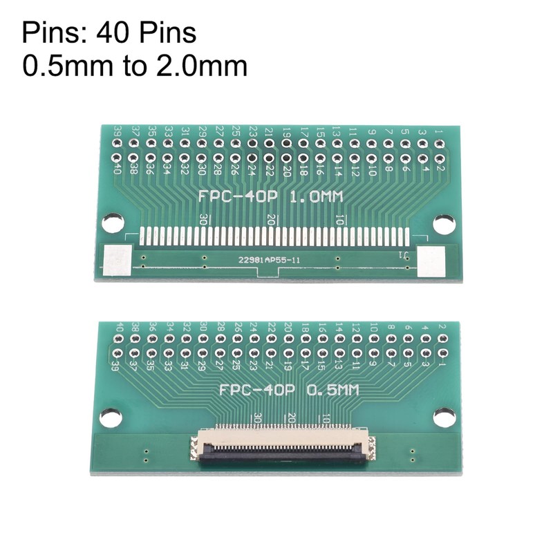 uxcell FFC FPC 40 Pin 0.5mm Pitch to DIP 2.0mm