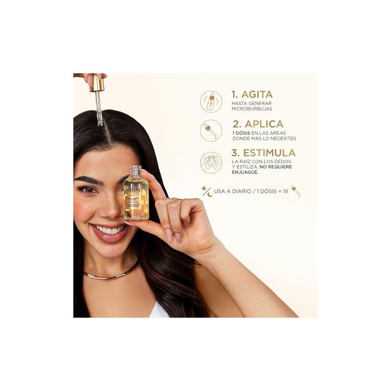PANTENE, Tónico Capilar Anticaída+ para cabello saludable desde la raíz