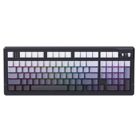 SEUNKWANG EWEADN X99 Wireless Mechanical Keyboard - 99 Keys, Three Mode Connectivity- BT5.0/2.4GHz/USB-C, Hot-Swappable PCB, Gasket Mount, 8000mAh Battery, PBT Double-Shot Keycaps, Gray, Linear