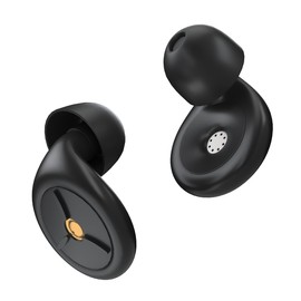 EcoreFoot Upgraded Ear Plugs for Sleeping – Ultra-Comfy Noise Cancelling Earplugs For Sleep, Travel, Deep Focus, Concerts, Work | Reusable Ear Plugs with Customizable Fit (S/M/L) | 28dB (SNR) - Black