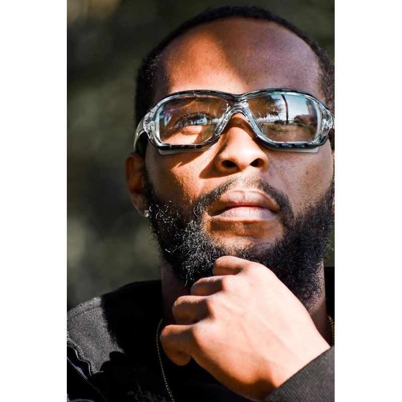 Global Vision Padded Motorcycle Sport Sunglasses Octane Gray smoke Lens