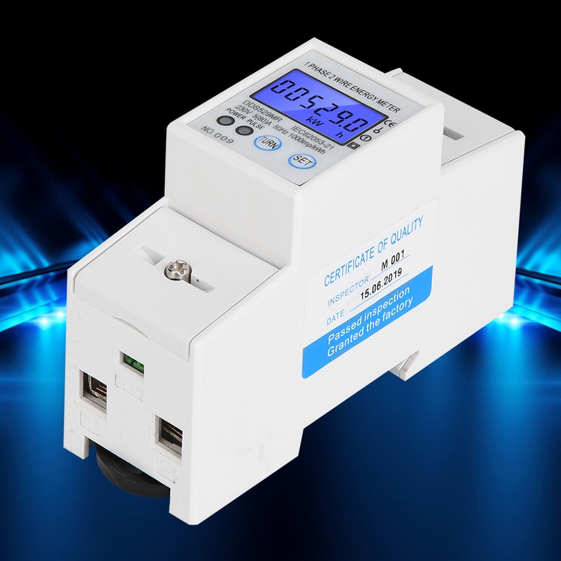 DDS529MR Single Phase Electric Energy Meter LCD Digital Display 230V