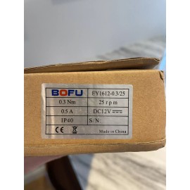 Bofu tubular shade motor 12v