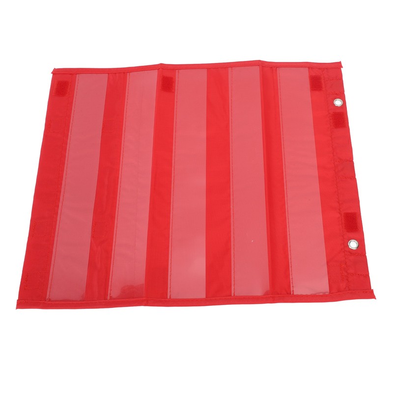 Magnetic Pocket Chart 5 Rows Transparent Schedule Pocket Chart for