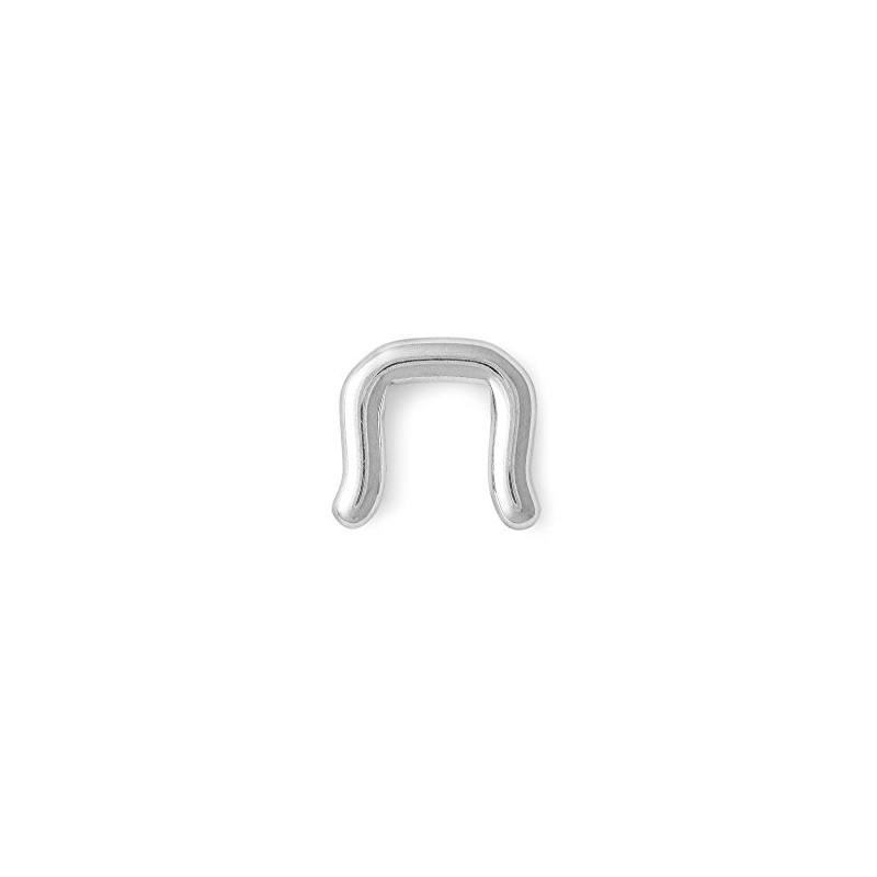 Titanium Septum Retainer 10g 10 Gauge High Polish