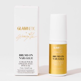 Glamnetic Glamnetic x GLAMZILLA Super Strong Brush On Nail Glue | Brush Tip Applicator, Mess Free, Travel Friendly, Vegan | Durable & Long-Lasting | .24 fl. oz.