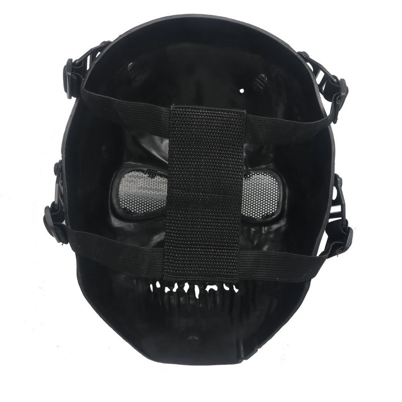 Ecloud Shop Skull Mask Cosplay Mask Skeleton Face Mask Shield