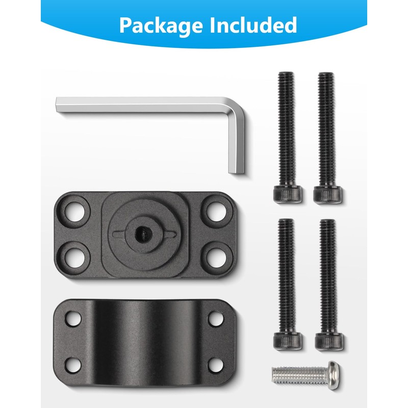 JISHAHS Aluminum Mount for Lowrance Eagle Eye 9 Sensor -