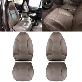 Slakerbe Seat Cover, Microfiber Leather Auto Seat Protection Cover Compatible with Bronco Eddie Bauer XLT XLT Sport Nite Edition 4X4 2WD 1992-1996