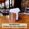 Servilletero para Mesa de Madera Hecho a Mano - Porta