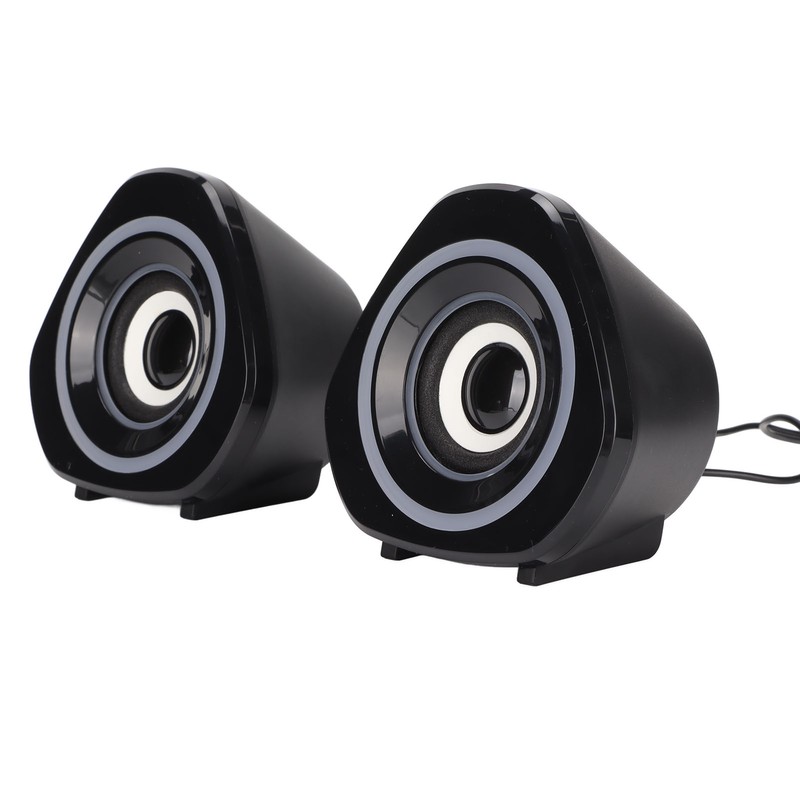 Desktop Speaker USB Powered Heavy Subwoofer Desktop Mini LED Speaker