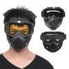 Motorcycle Goggles with Mask Outdoor Riding Cycling Removable Protective Goggles