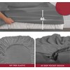 Fitted Sheet 40cm Deep Pocket Bed Sheet Soft Brushed Microfibre