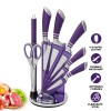 Unbranded 9 Piece Stainless Steel Kitchen Knife Block Set Chef