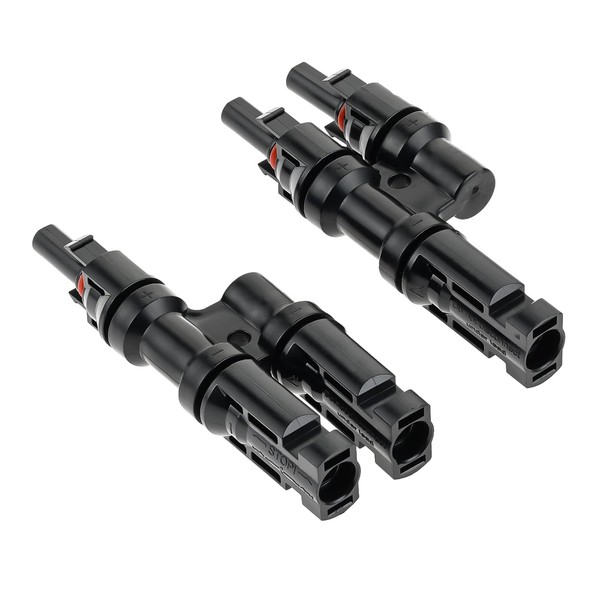 Aupoko T Branch Connectors, Solar IP67 Waterproof Adapter Cable 2