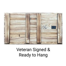 Flags of Valor American Flag Challenge Coin Display, Holds 40 Military Coins, Military Coin Holder Wall Decor Made in USA by Veterans, Ready to Hang US Flag, (Medium, 18.5" H x 29.5" W)