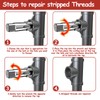 5 Piece NPT Pipe Tap Set, Professional NPT Thread Forming
