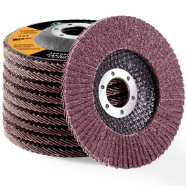 SATC Flap Discs 115mm 10 Pack Grinding Discs 120 Grit for Angle Grinder to Sanding Grinding Metal Wood