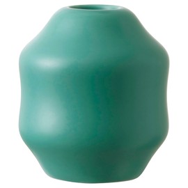 Dorotea Vase 3.5" x 3.9" - Serene Sea Green Ceramic Decor Accent - Contemporary Design for Flowers, Plants, or Standalone Display - Add a Touch of Coastal Elegance to Your Home Decor