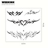 WEEKINK Y2K Heart Cybersigil Tattoos – Tribal Tramp Stamp Temporary