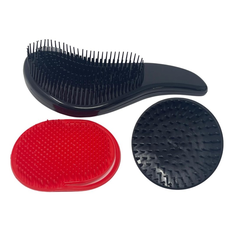 Wave Detangling Brush Set for Curly Hair, Thick, Straight &