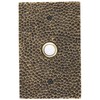 Waterwood Solid Brass Large Hammered Doorbell in Antique Finish -