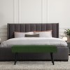 sourcing map Dining Bench Cover, Stretch Piano Long Bench Stool