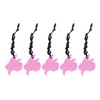 5Pcs Chew Necklace Food Grade Silicone Chewing Pendant for Toddlers