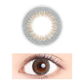 ヴィクトリアワンデーシンプルシリーズ カラコン・キャンディーマジック10枚入り（ダスティグレー）(±0.00)