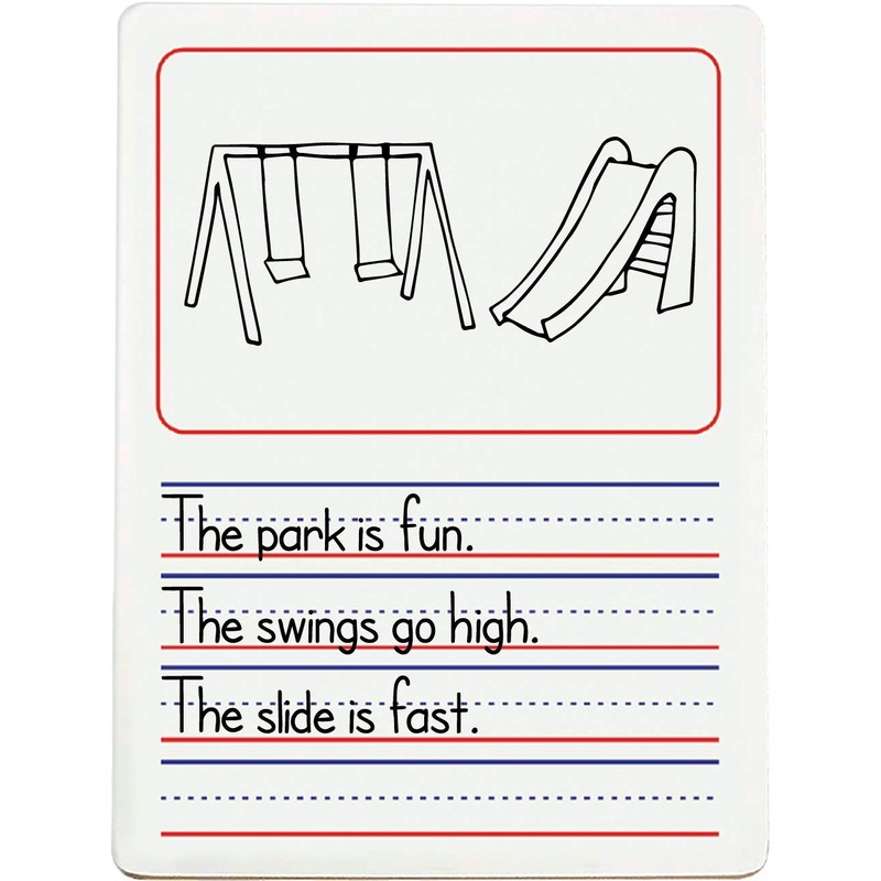 Dry Erase Storyboard - 9"x12" - Lap White Board for