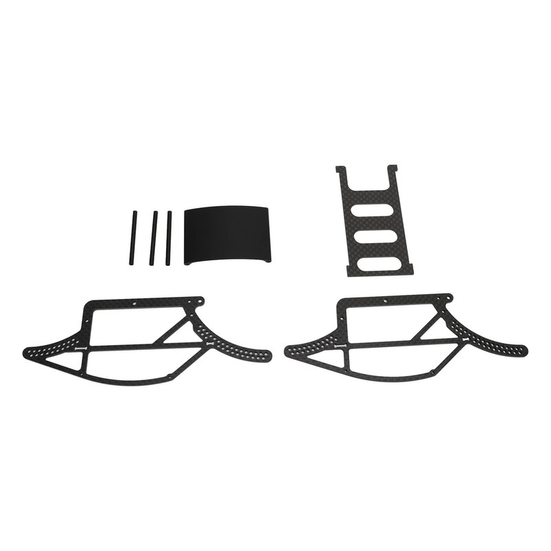 1/18 Carbon Fiber Frame Black Flexibility Carbon Fiber Chassis Kit