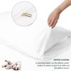 PiccoCasa Pillowcases 2 Pack Cotton Pillow Cases with Zipper Closure