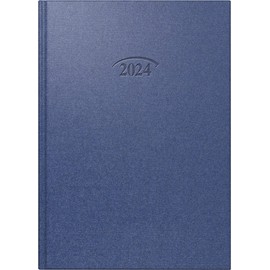 BRUNNEN Daily calendar model 765 2024, 1 page = 1 day, sheet size 14.3 x 20.2 cm, cosmos blue