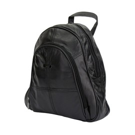 Lorenz Genuine Leather Backpack / Rucksack - 1948, 30cm x 28cm,Black