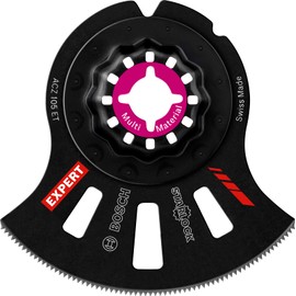 Bosch Professional 1x EXPERT MultiMaterial ACZ 105 ET Segment Blade (Fextile Plastic GFK, CFK, Brick, Mortar, Solid Laminated Vinyl, PVC, Diameter 105 mm, Multi-Tool Accessories)