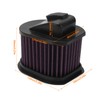 Motorcycle Air Filter High Flow Washable Reusable Wearproof Replacement for