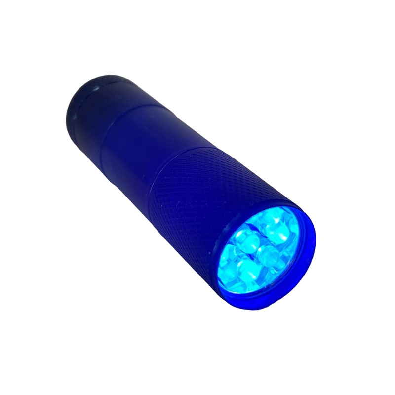 Ultraviolet UV Theft Detection Powder with 9 Led Black Light