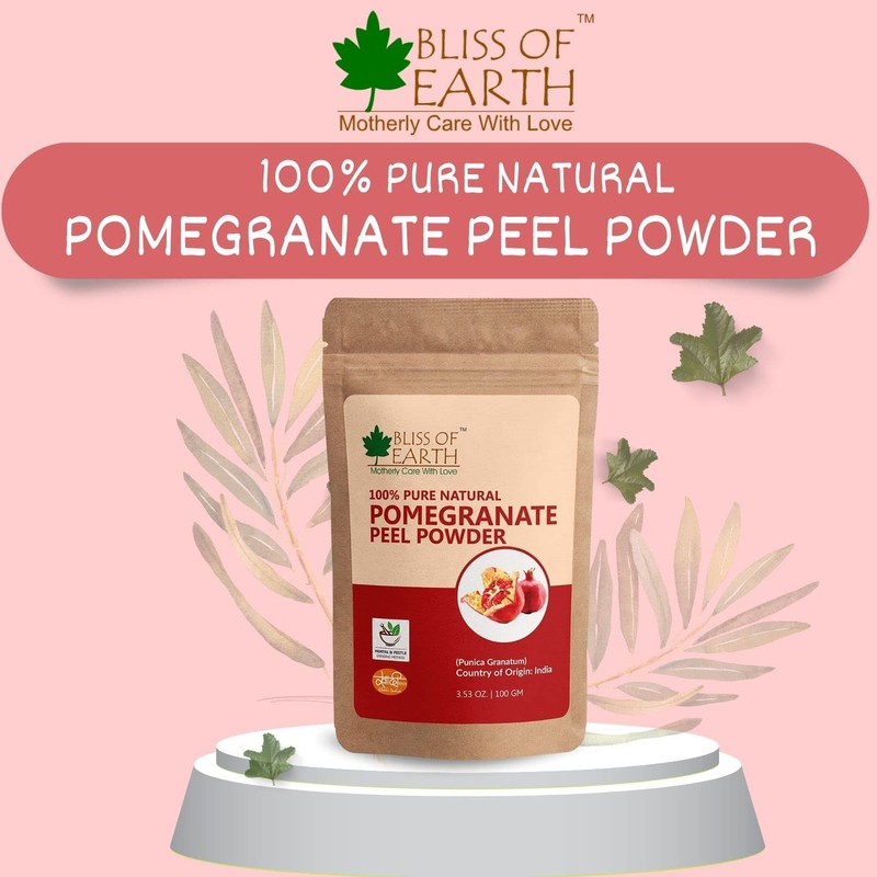 453GM USDA Organic Pomegranate Peel Powder For Face Herbal