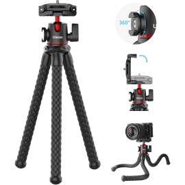 ULANZI 2 In 1 Camera Tripod Stand With Cold Shoe Phone Mount For Vlogging And Dslr