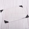uxcell 20Pcs Plastic Corner Protectors 5x50mm Triangle Shape Glass Corner