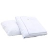 CARY Juego de Sabanas para Cuna Soft Jersey Blanco 55X85